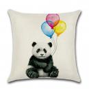 Kissen - Panda mit Ballon